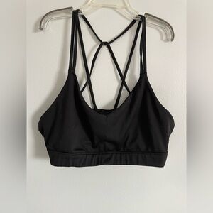 Old Navy Active Black Strappy Sports Bra size medium